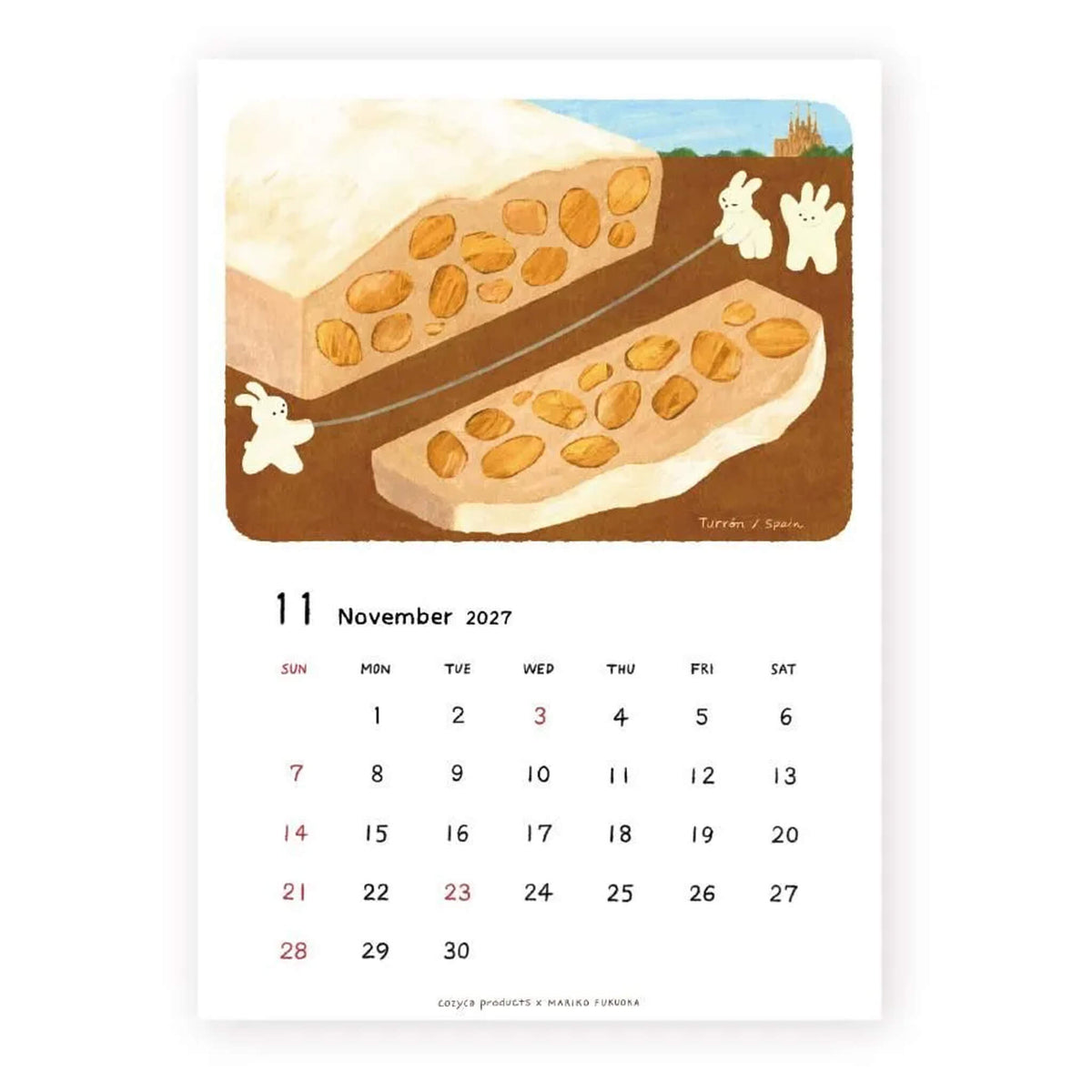 Cozyca 2027 Calendar - Mariko Fukuoka