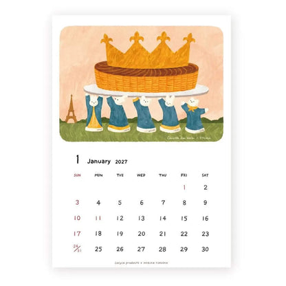 Cozyca 2027 Calendar - Mariko Fukuoka