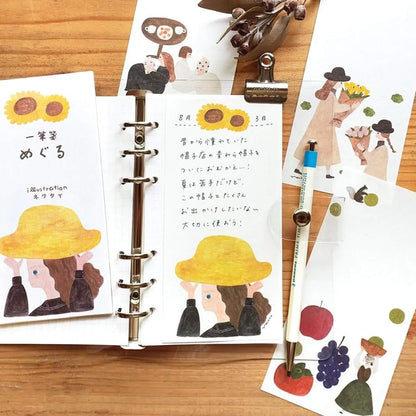 Cozyca Ippitsusen Letter Pad - Meguru [Brevblock]