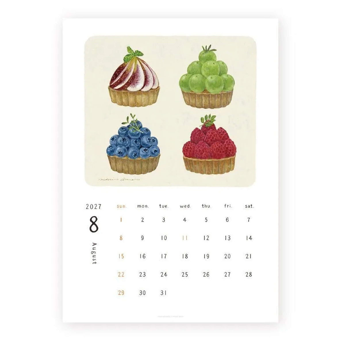 Cozyca 2027 Calendar - Midori Asano