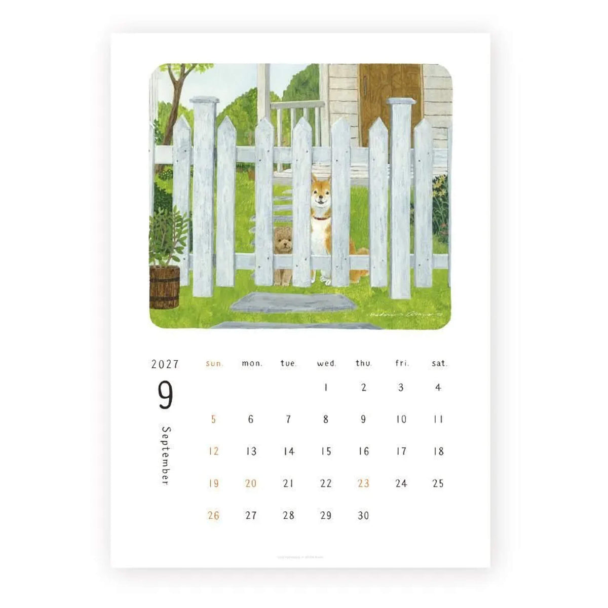 Cozyca 2027 Calendar - Midori Asano