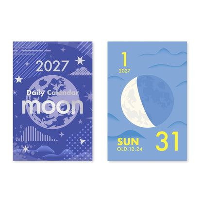 Shinnippon Calendar Mini Mini Daily Calendar 2027 - Moon