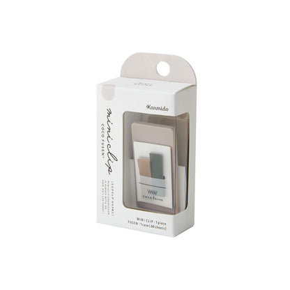 Kanmido Mini Clip Coco Fusen Sticky Notes - Misty Brown
