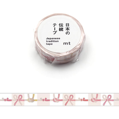 mt × Maruichikyu Washi Tape - Japanese Tradition - Mizuhiki [15mm] [Washi Tejp]