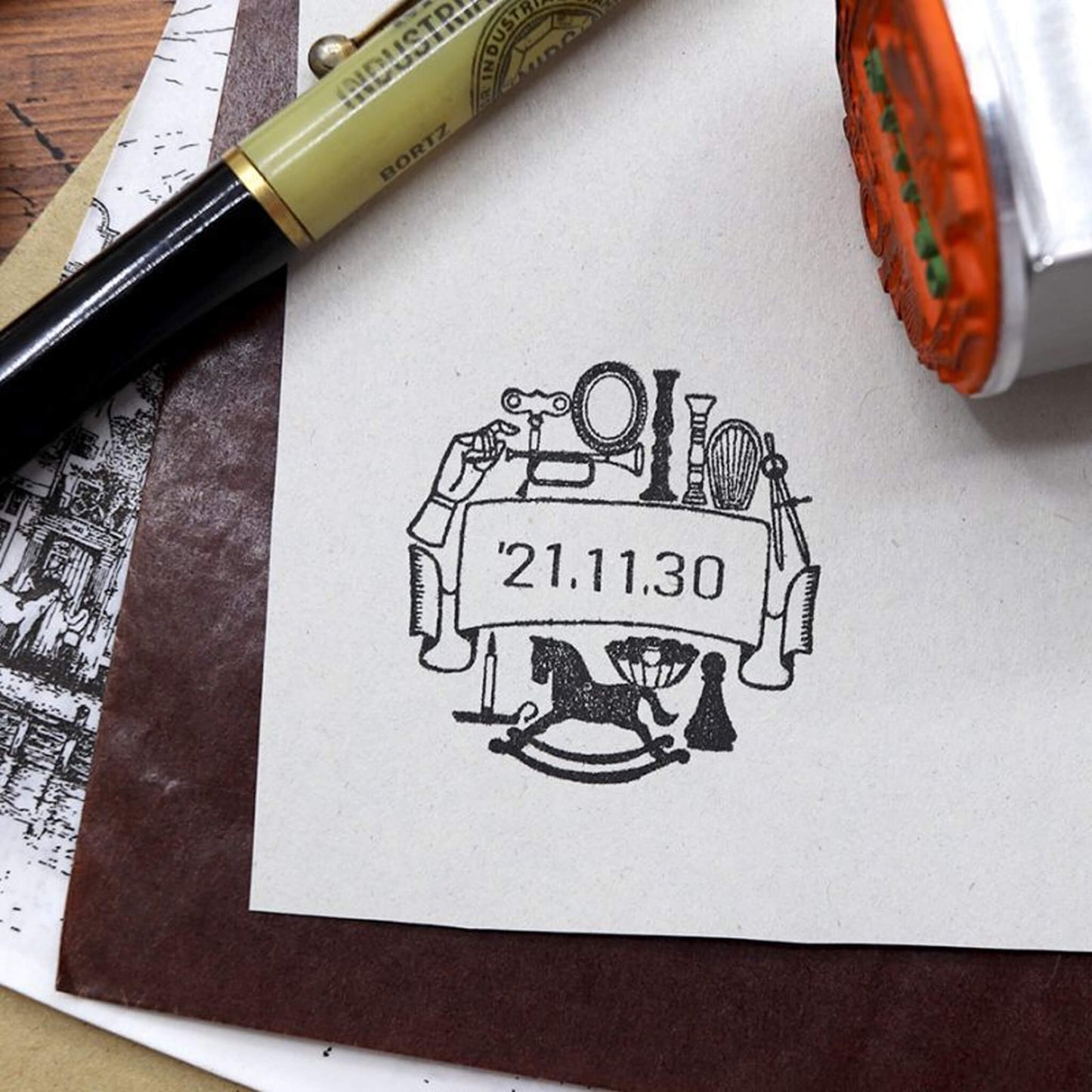 36 Sublo × Momoko Chida Date Stamp - Antique