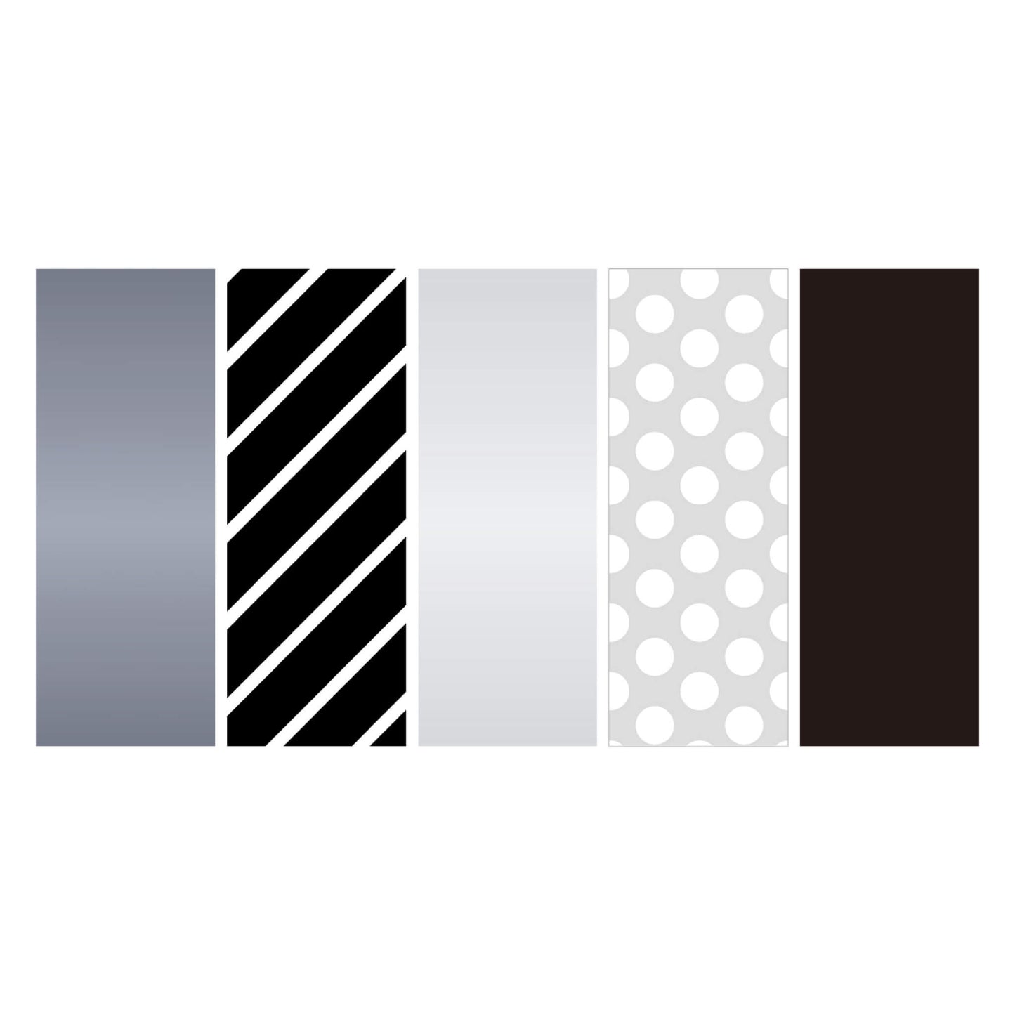 mt Gift Box Washi Tape Set of 5 - Monotone 3 [Washi Tejp]
