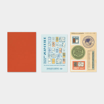 TRAVELER'S notebook 2027 - Monthly Refill - Passport Size