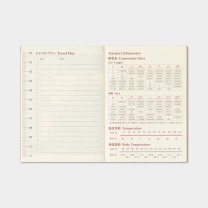 TRAVELER'S notebook 2027 - Monthly Refill - Passport Size