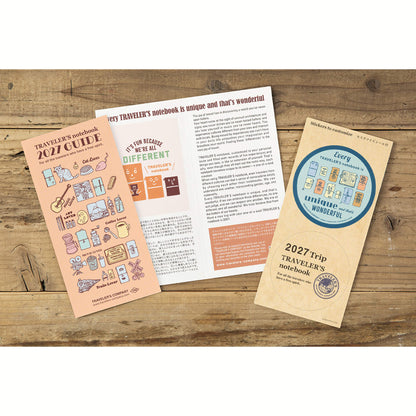 TRAVELER'S notebook 2027 - Monthly Refill - Regular Size