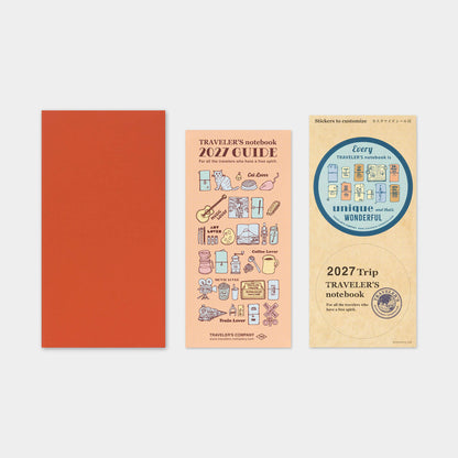 TRAVELER'S notebook 2027 - Monthly Refill - Regular Size