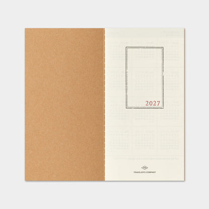 TRAVELER'S notebook 2027 - Monthly Refill - Regular Size
