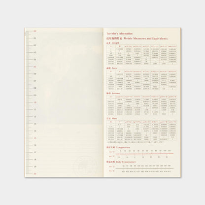 TRAVELER'S notebook 2027 - Monthly Refill - Regular Size