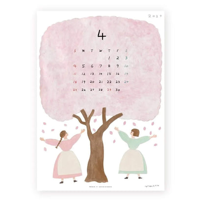 Cozyca 2027 Calendar - Necktie