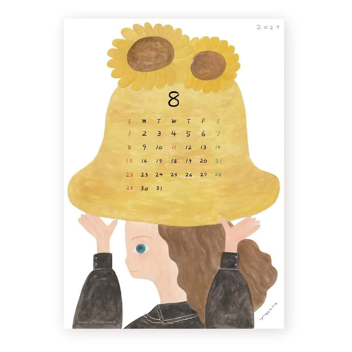 Cozyca 2027 Calendar - Necktie