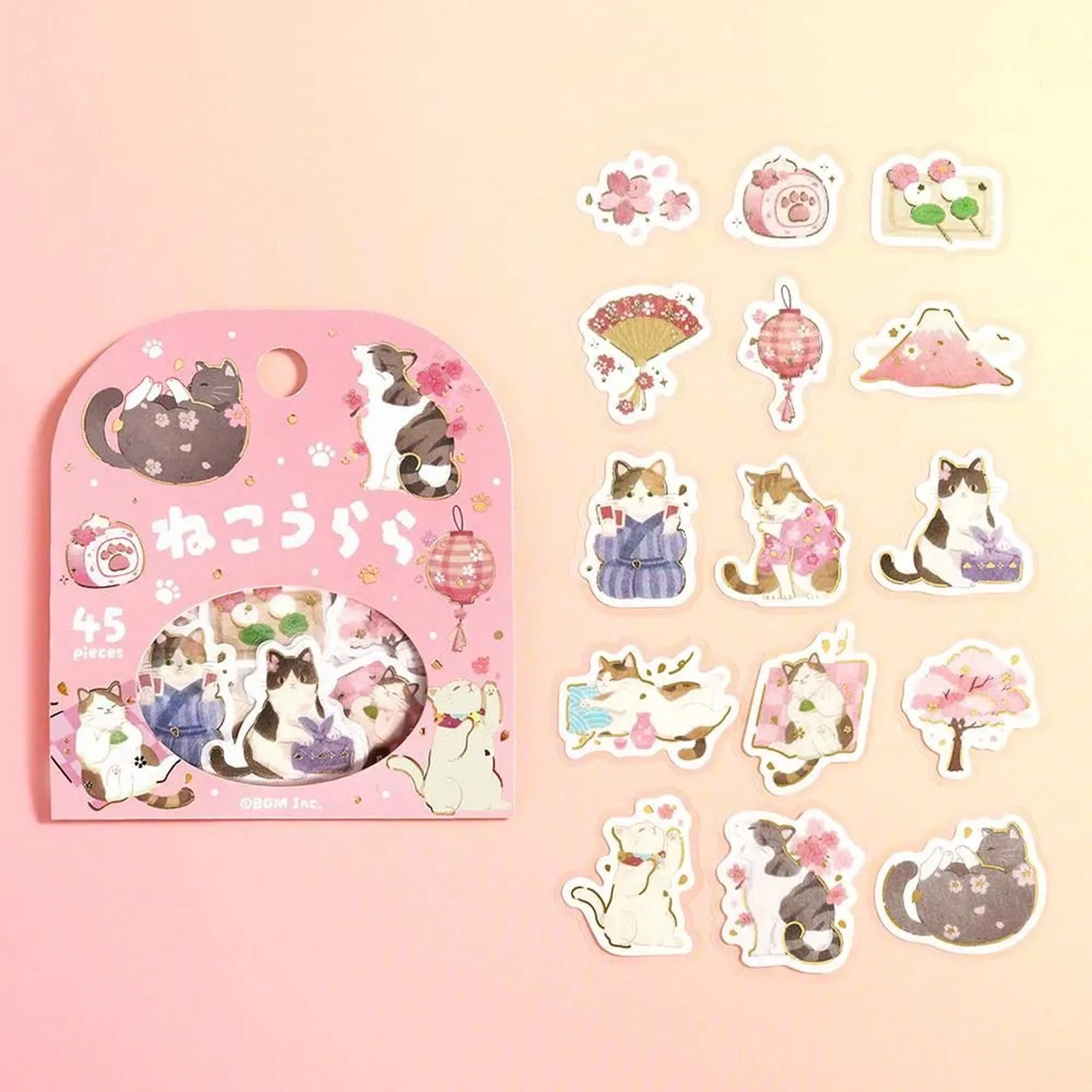 BGM Foil Flake Sticker 2026 Sakura Limited - Neko Urara [Flak-klistermärke]