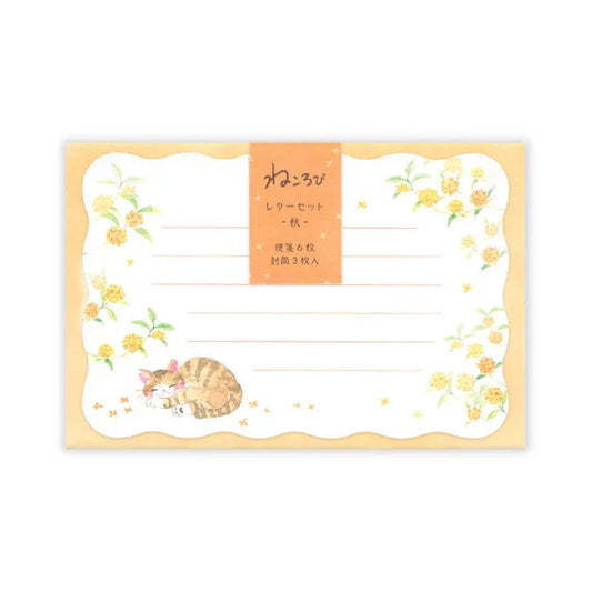 NB Mini Letter Set - Nekorobi - Cat and Osmanthus