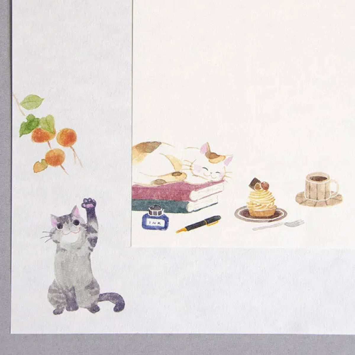 NB Letter Pad - Nekorobi - Joyful Autumn