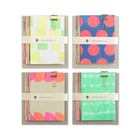 Mizushima IROIRO Memo Pad - Neon