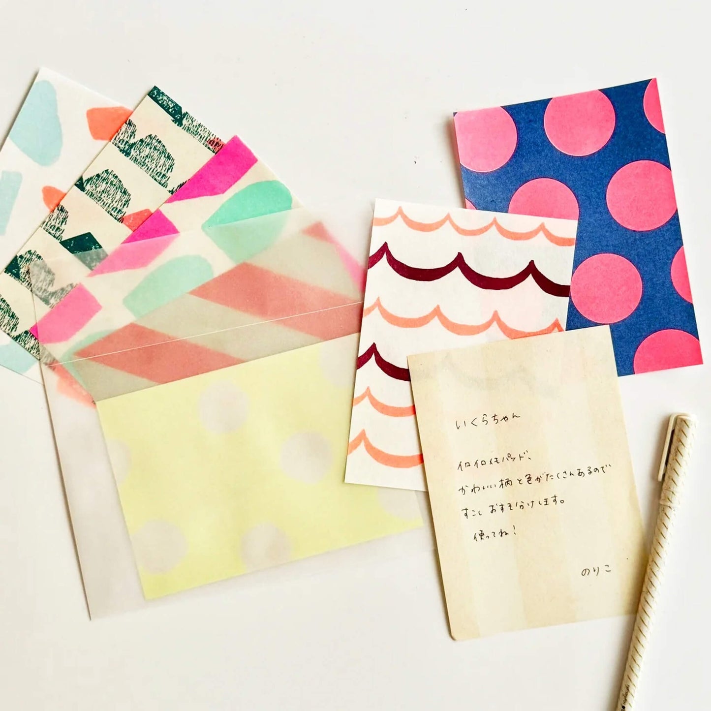 Mizushima IROIRO Memo Pad - Neon