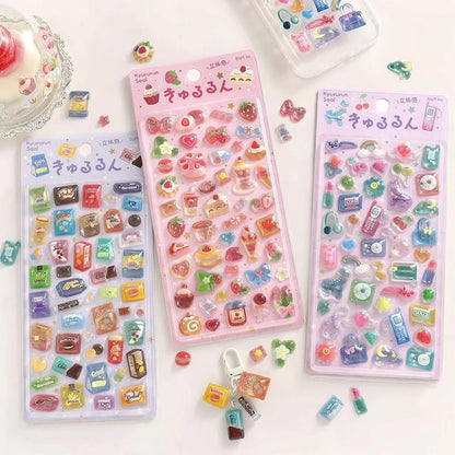 BGM Kyururun 3D Sticker Vol. 4 - New Retro