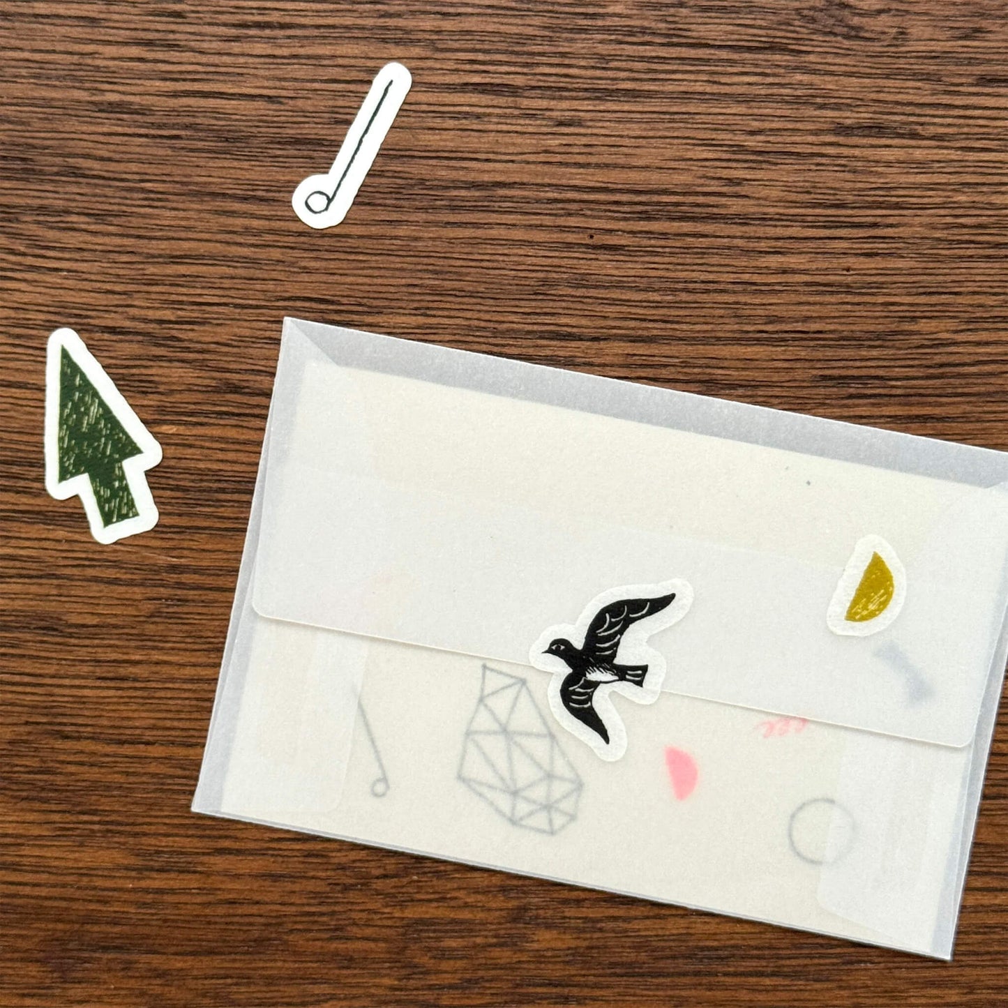 Mizushima × Nishi Shuku Mini Letter Set - In the Night