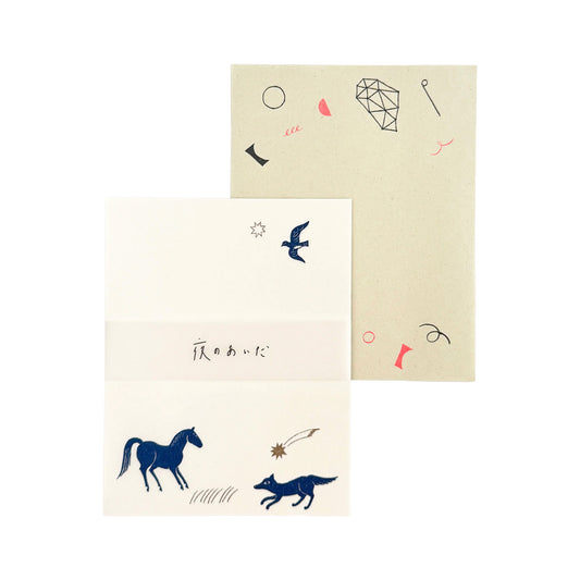 Mizushima × Nishi Shuku Mini Letter Set - In the Night