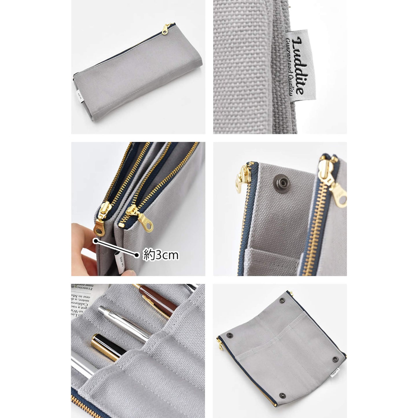 Luddite Bendy Pen Case - No. 8 Canvas [Pennfodral]