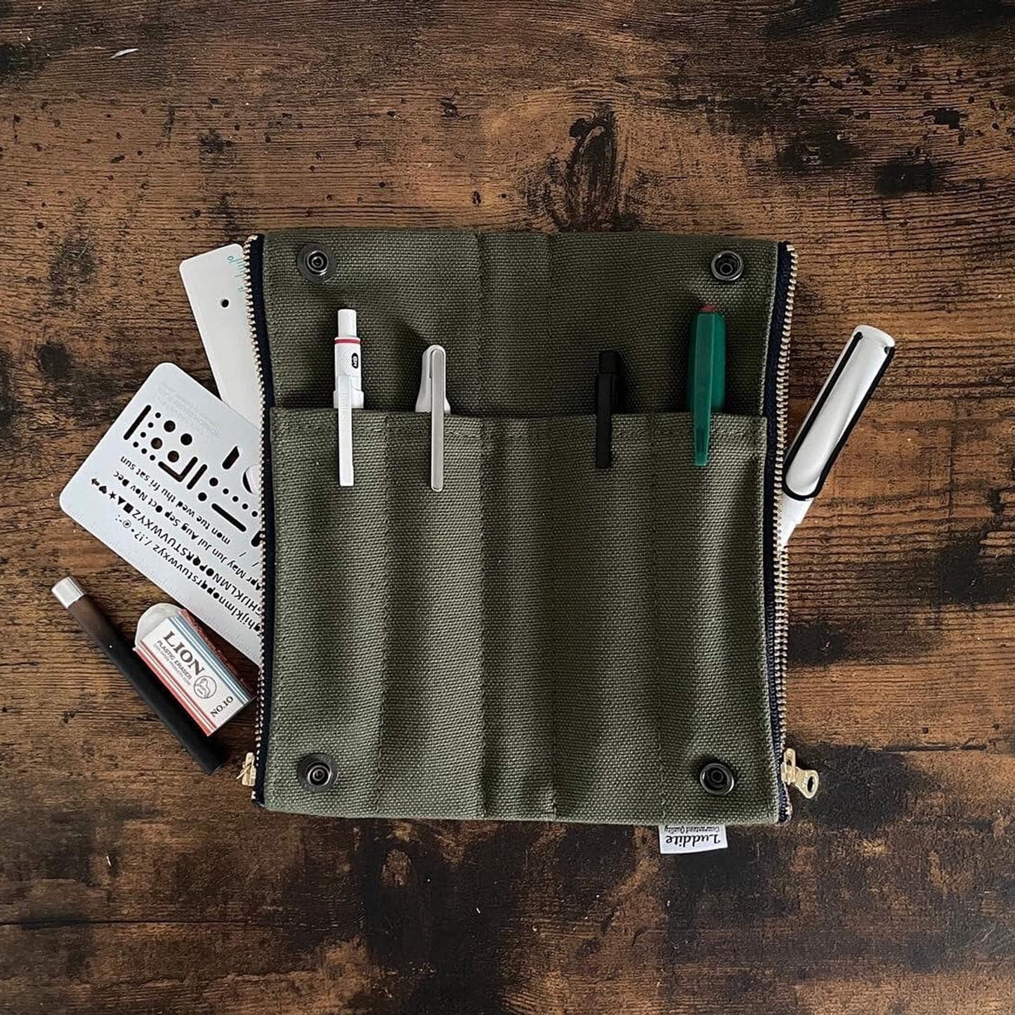 Luddite Bendy Pen Case - No. 8 Canvas [Pennfodral]
