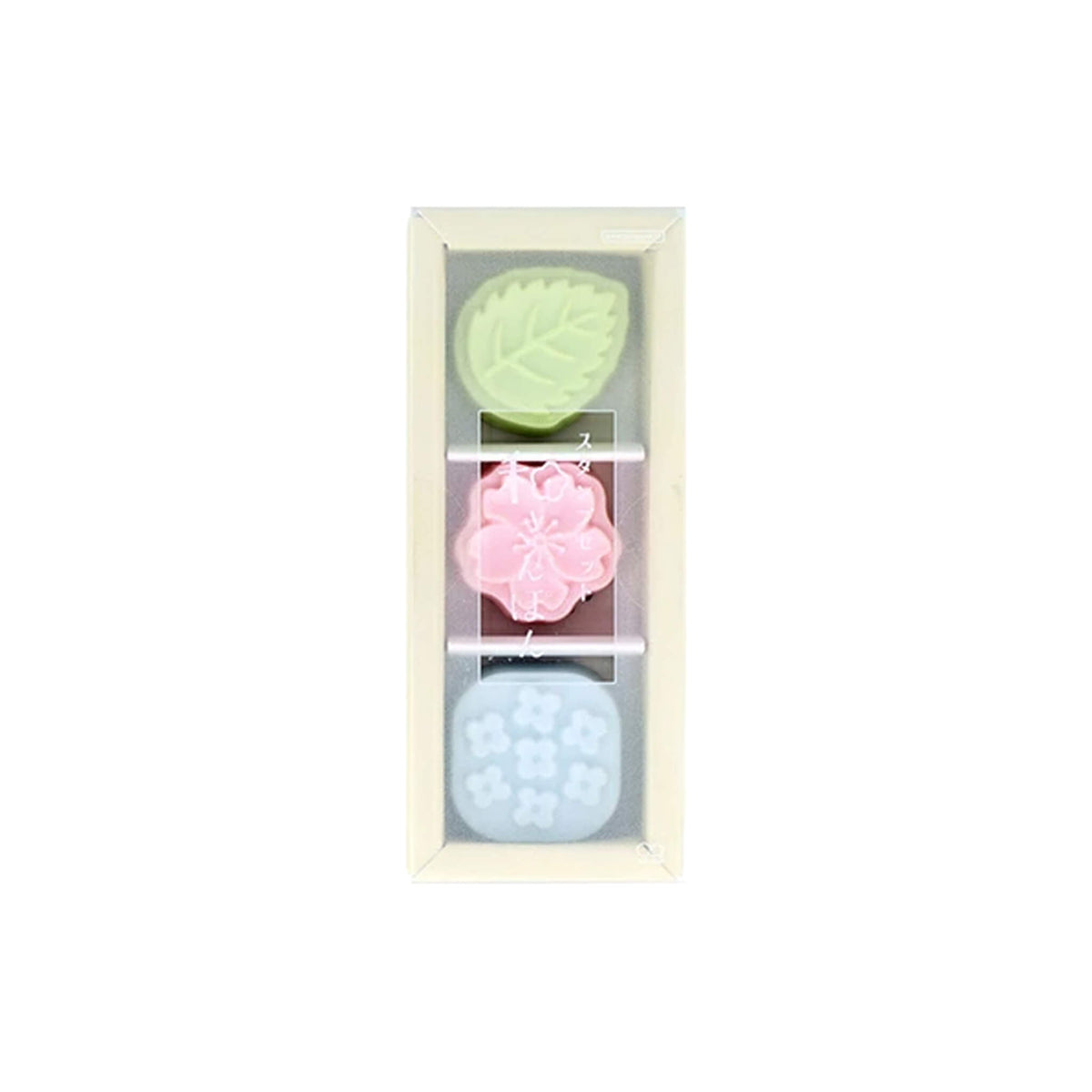 Sun-Star Wasanpon 3-Piece Stamp Set - Ohanami