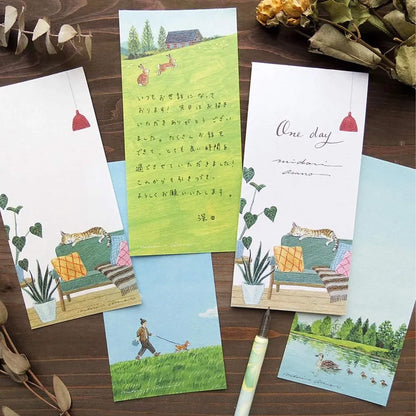 Cozyca Ippitsusen Letter Pad - One Day [Brevblock]