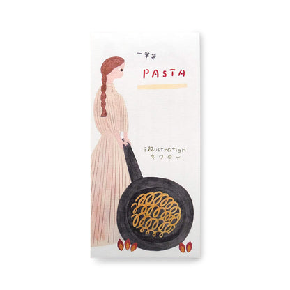 Cozyca Ippitsusen Letter Pad - PASTA [Brevblock]