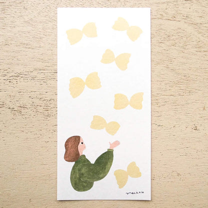 Cozyca Ippitsusen Letter Pad - PASTA [Brevblock]
