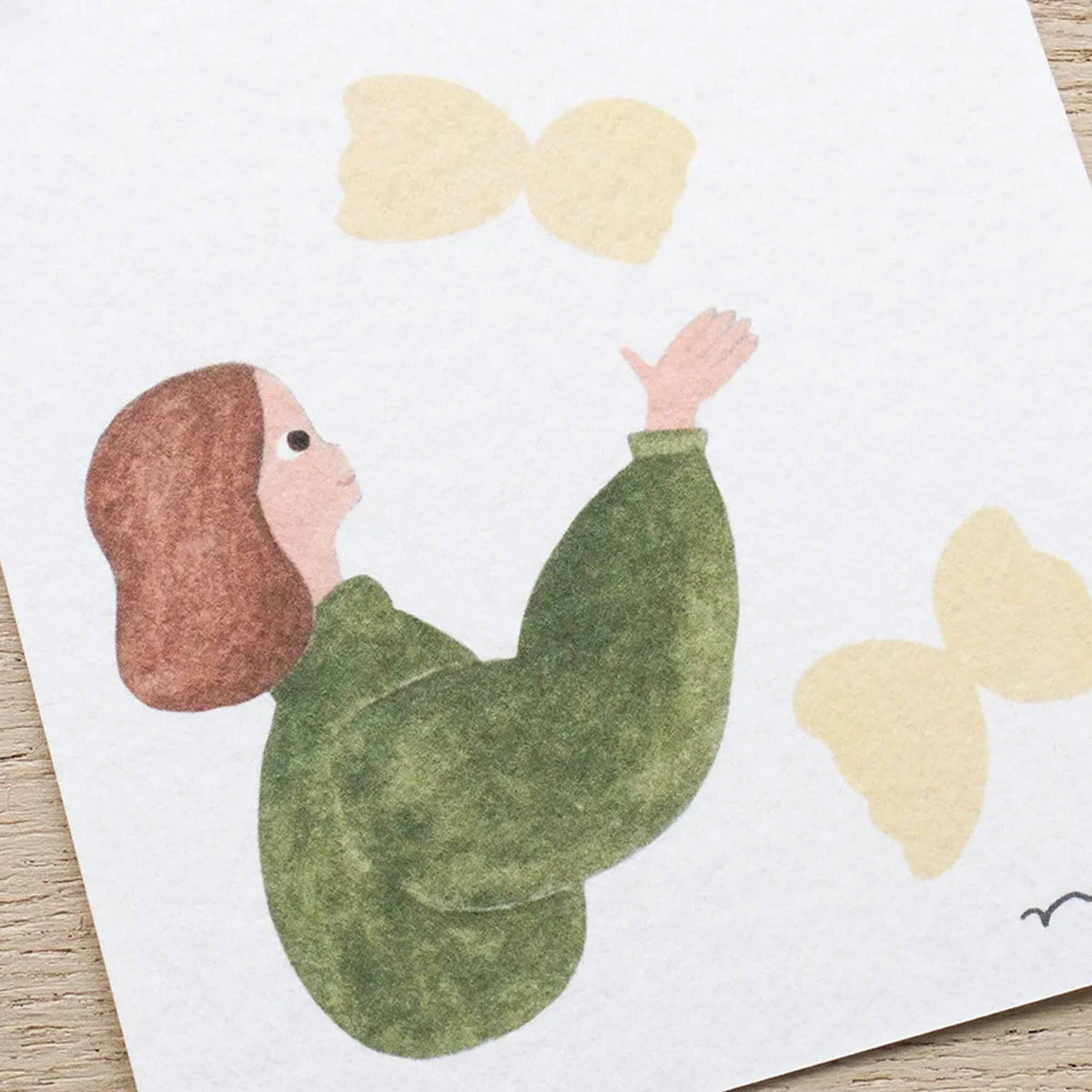 Cozyca Ippitsusen Letter Pad - PASTA [Brevblock]