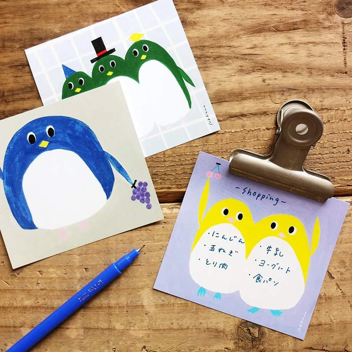 Cozyca Block Memo Pad - PENGUIN2 [Notisblock]