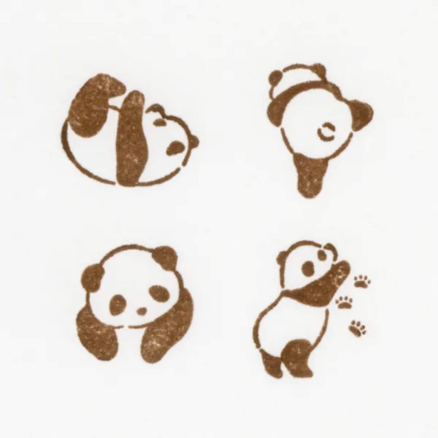 NB Wooden Stamp Mischief in the Margin - Panda