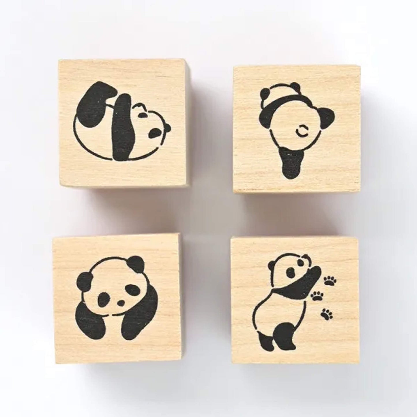 NB Wooden Stamp Mischief in the Margin - Panda