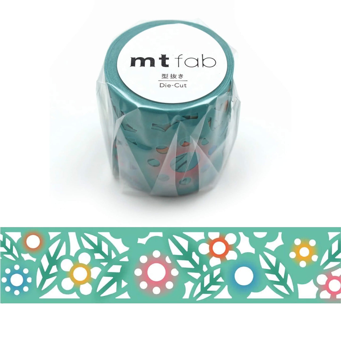 mt fab Die-Cut Washi Tapa - Papercut Flower [45mm] [Washi Tejp]