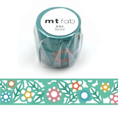 mt fab Die-Cut Washi Tapa - Papercut Flower [45mm] [Washi Tejp]