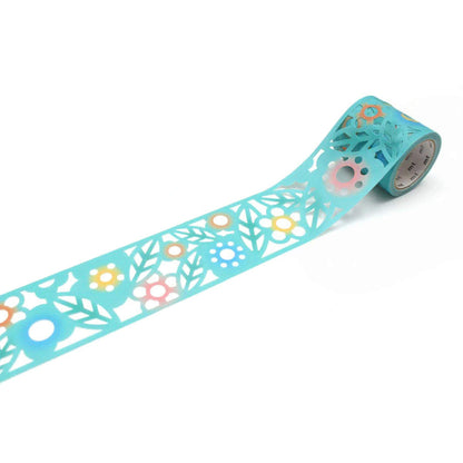 mt fab Die-Cut Washi Tapa - Papercut Flower [45mm] [Washi Tejp]