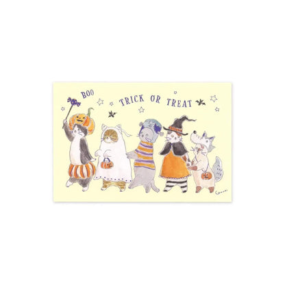 Active Corporation × Tocoro Comugi Halloween Postcard - Parade