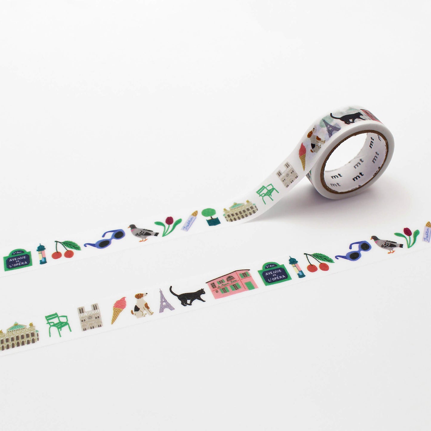 mt × Léa Maupetit Washi Tape - Paris [15mm] [Washi Tejp]