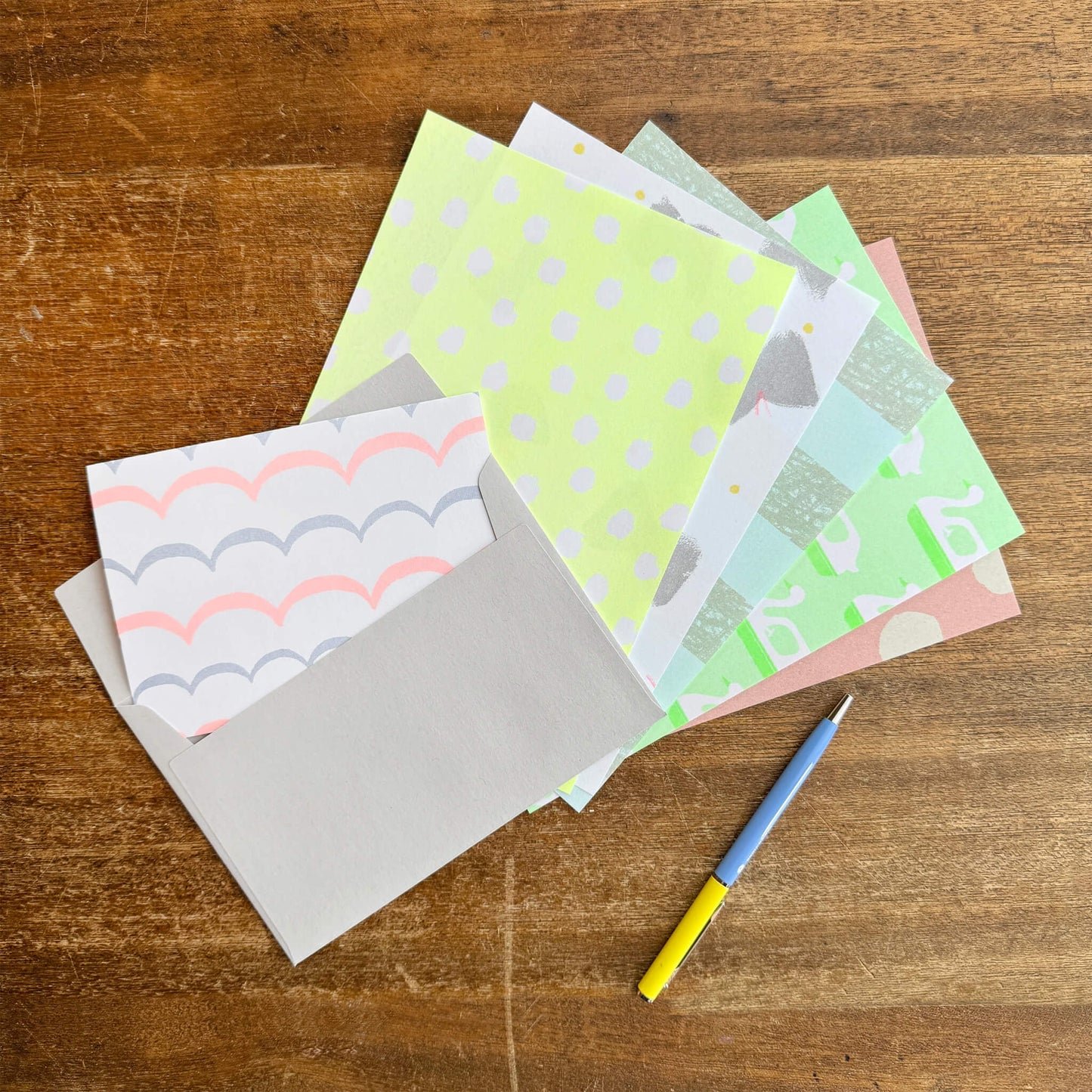 Mizushima IROIRO Letter Set - Pastel