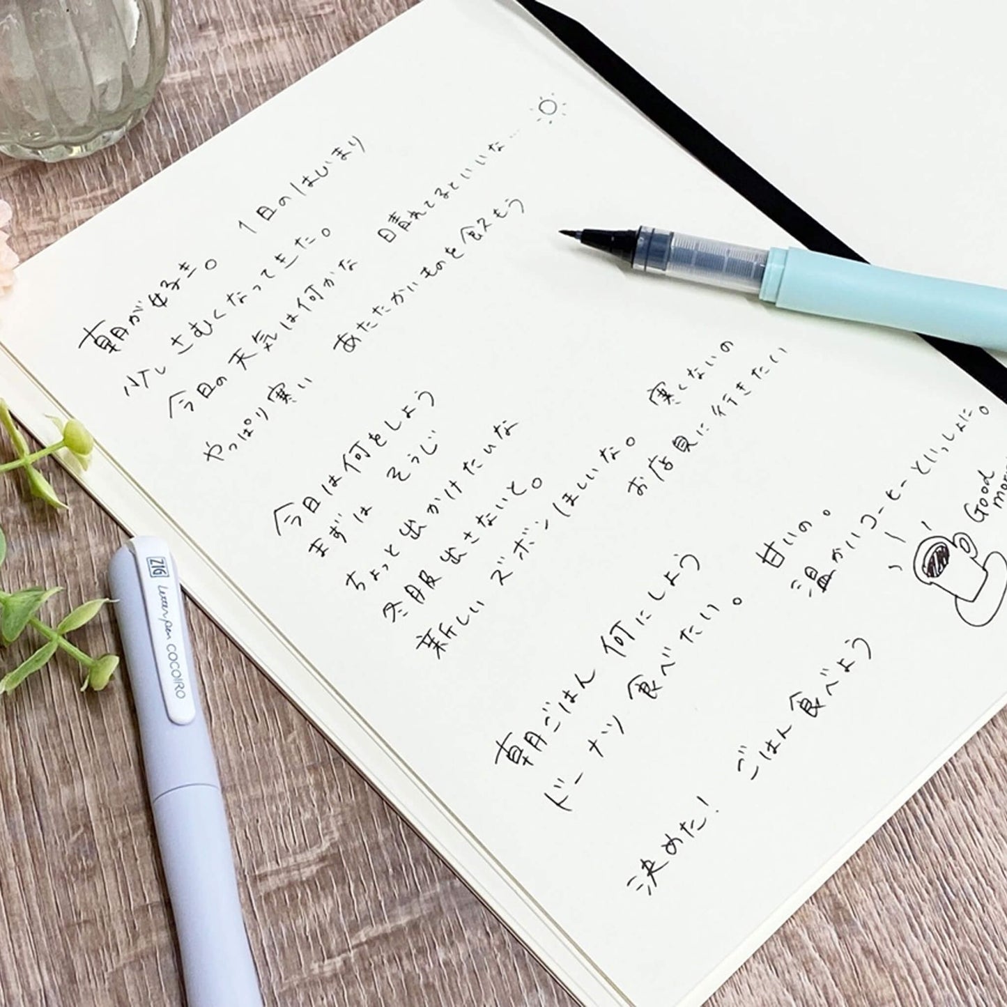 Kuretake ZIG COCOIRO Letter Pen [Penselpenna]