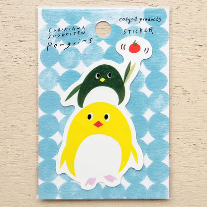 Cozyca Waterproof Sticker - Penguins [Klistermärke]