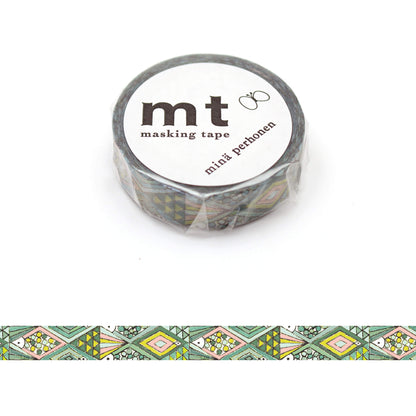 mt × minä perhonen Washi Tape - Pesce [12mm] [Washi Tejp]