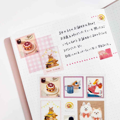 Pine Book Tracing Paper Sticker Little Atelier - Pink