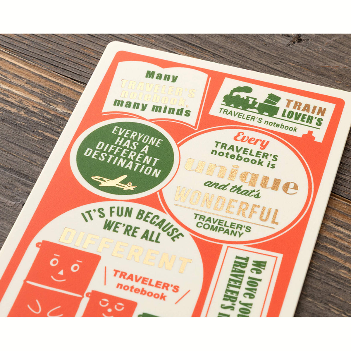 TRAVELER'S notebook 2027 - Plastic Sheet - Passport Size