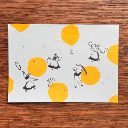 Mizushima × Necktie JIZAI Clear Stamp Pocket - Let's Dance!