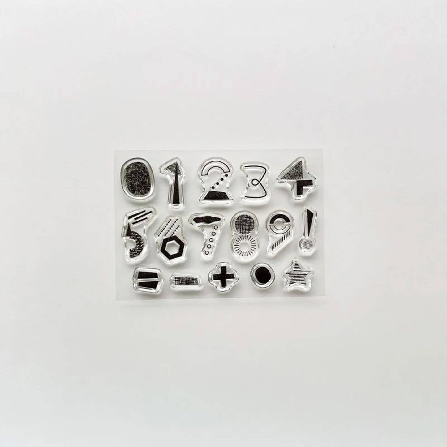Mizushima JIZAI Clear Stamp Pocket - Number 01