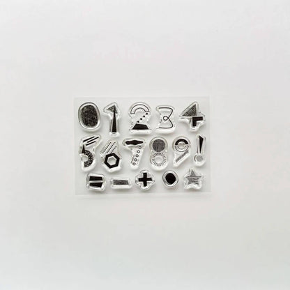 Mizushima JIZAI Clear Stamp Pocket - Number 01